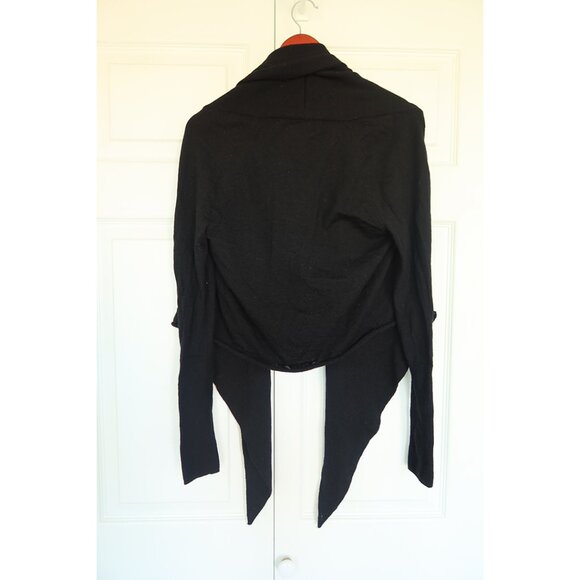 FLAWED All Saints Merino Wool Wasson Pirate Cardigan pls read - Picture 3 of 9